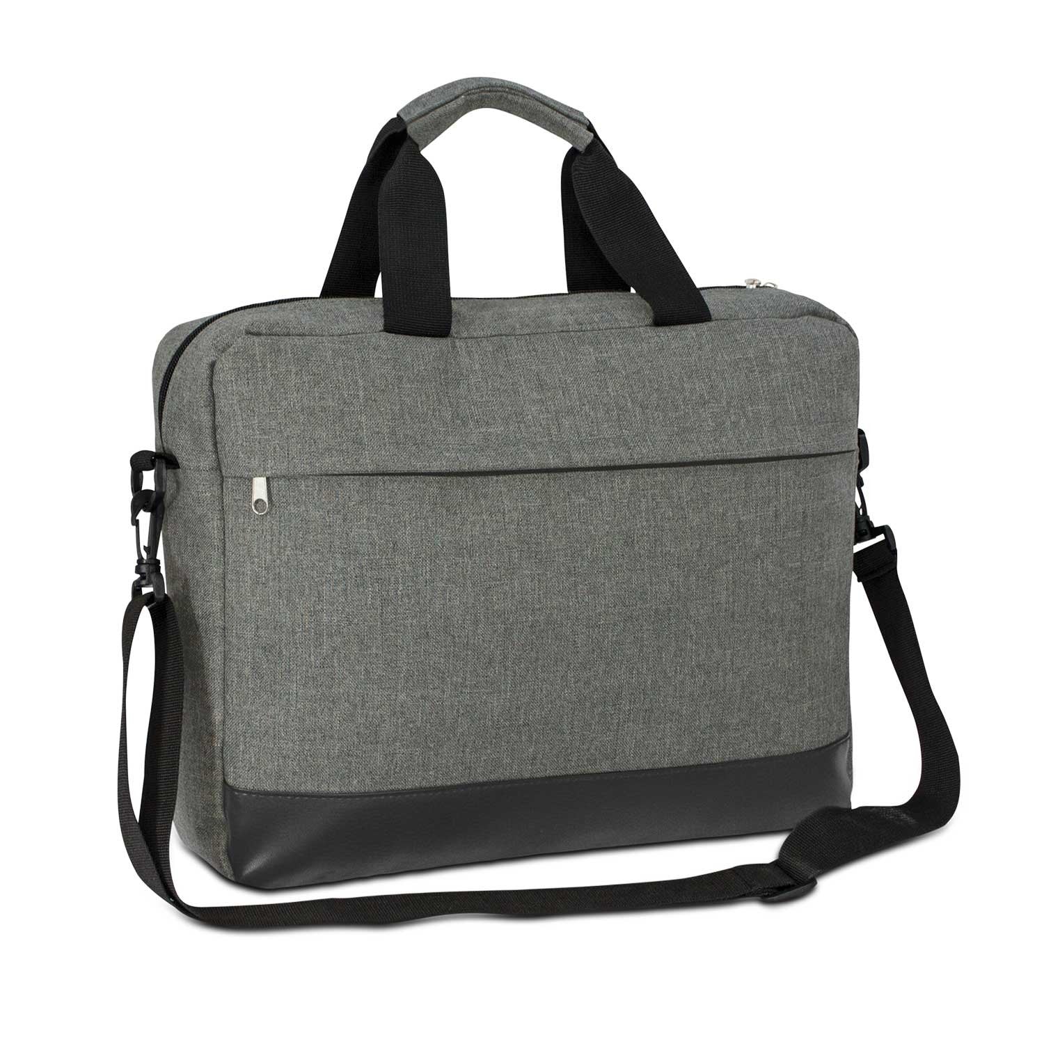 Grey Herald Business Promo Satchel  | Grey