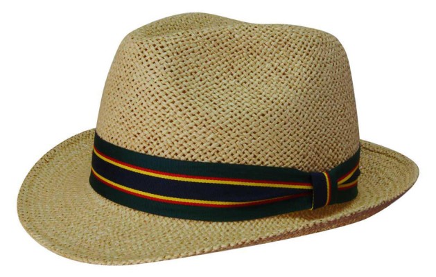 Fedora Style String Straw Hat 4287